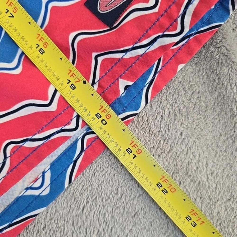 Vineyard‎ Vines Board Shorts Mens 34 Blue Pink Stripe Swim Tie Pockets Beach
